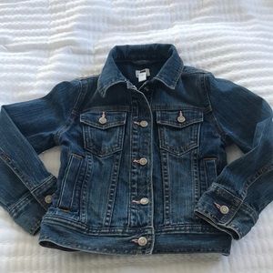 GapKids snap front jean jacket